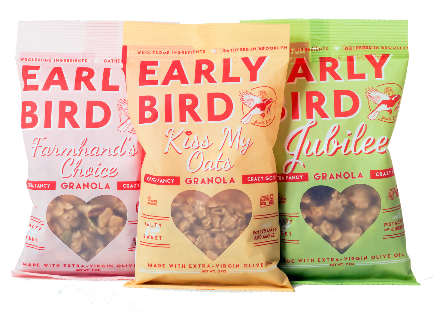 TRIO - 2 OZ "GRAB & GO" BAGS - Early Bird Foods & Co.