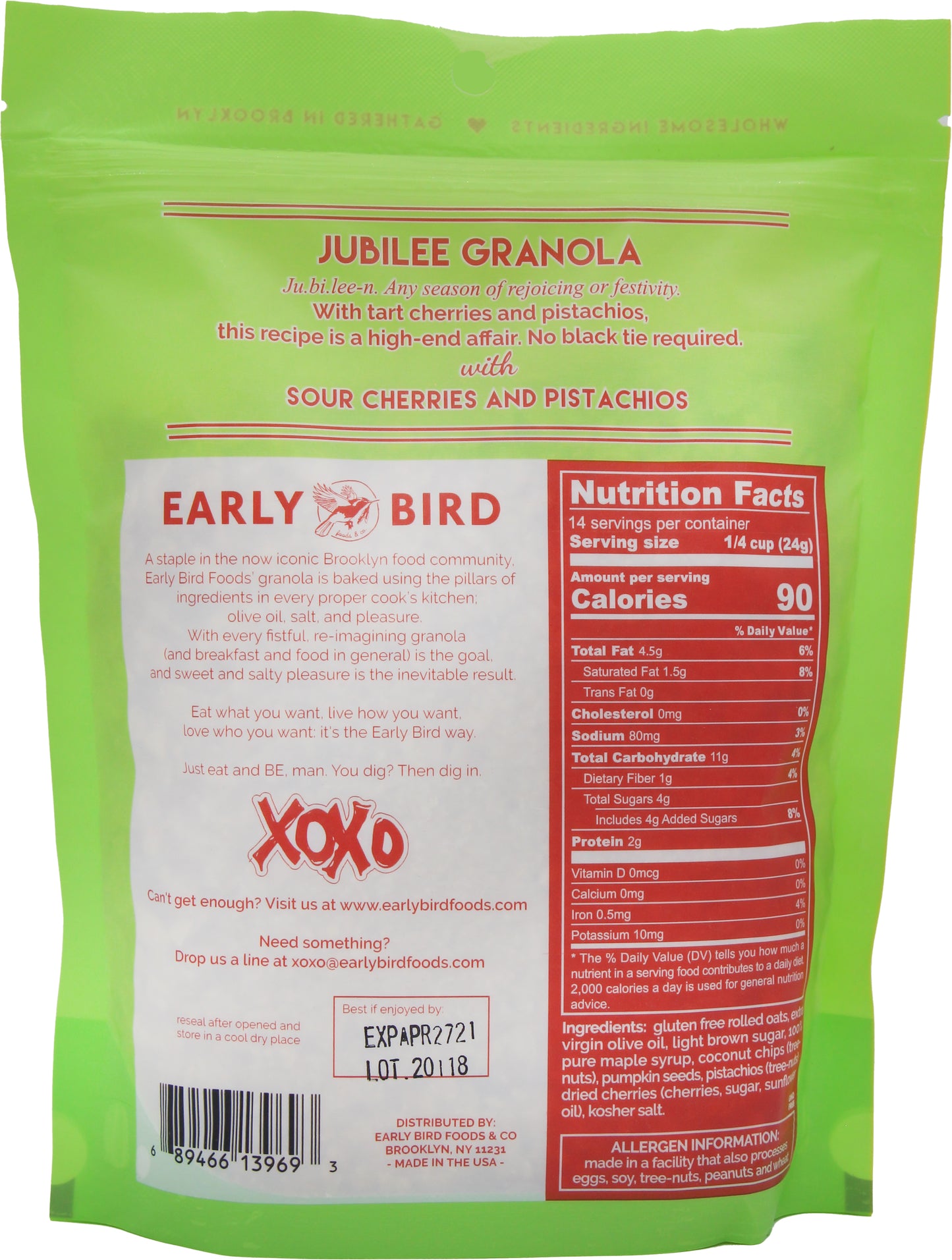 JUBILEE - Early Bird Foods & Co.